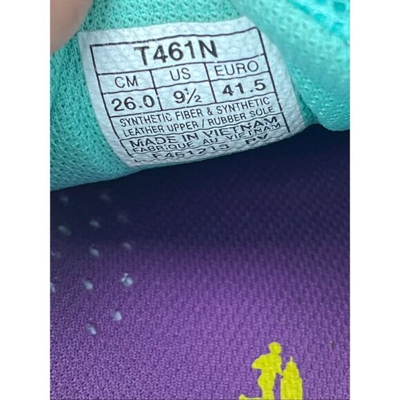 Asics Shoes Womens 9.5 Yellow/Green Gel Electro 33 Athletic Running Ladies T461N - Picture 9 of 9